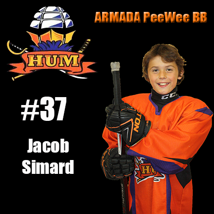 Jacob Simard 37 Armada PeeWee BB